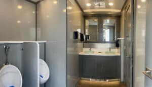 8Stall Gray Millennium Men_s room